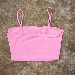 Pink Crop Top